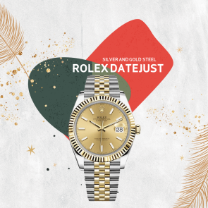 ستيل Rolex جولد مع سيلفر رجالي